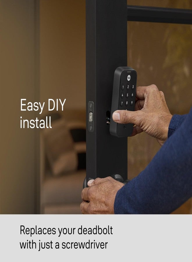 Yale Code Keypad Deadbolt, Black - Image 4