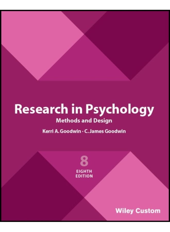 Research in Psychology Methods and Design 8e - Paperback