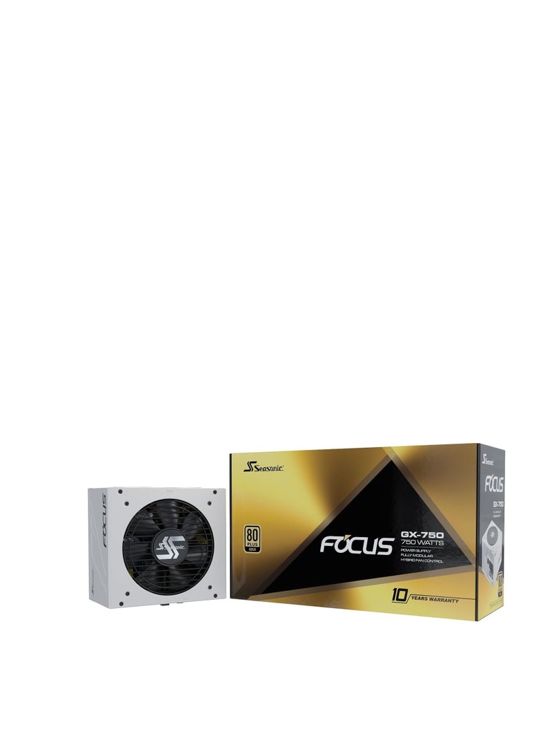 Seasonic Focus Series 750W Full PSU Modular 80 Plus Gold White - Image 1