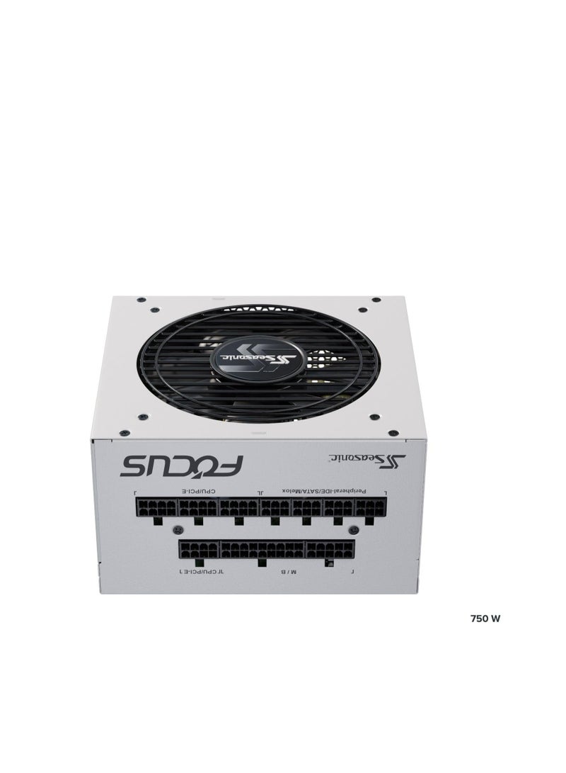 Seasonic Focus Series 750W Full PSU Modular 80 Plus Gold White - Image 2