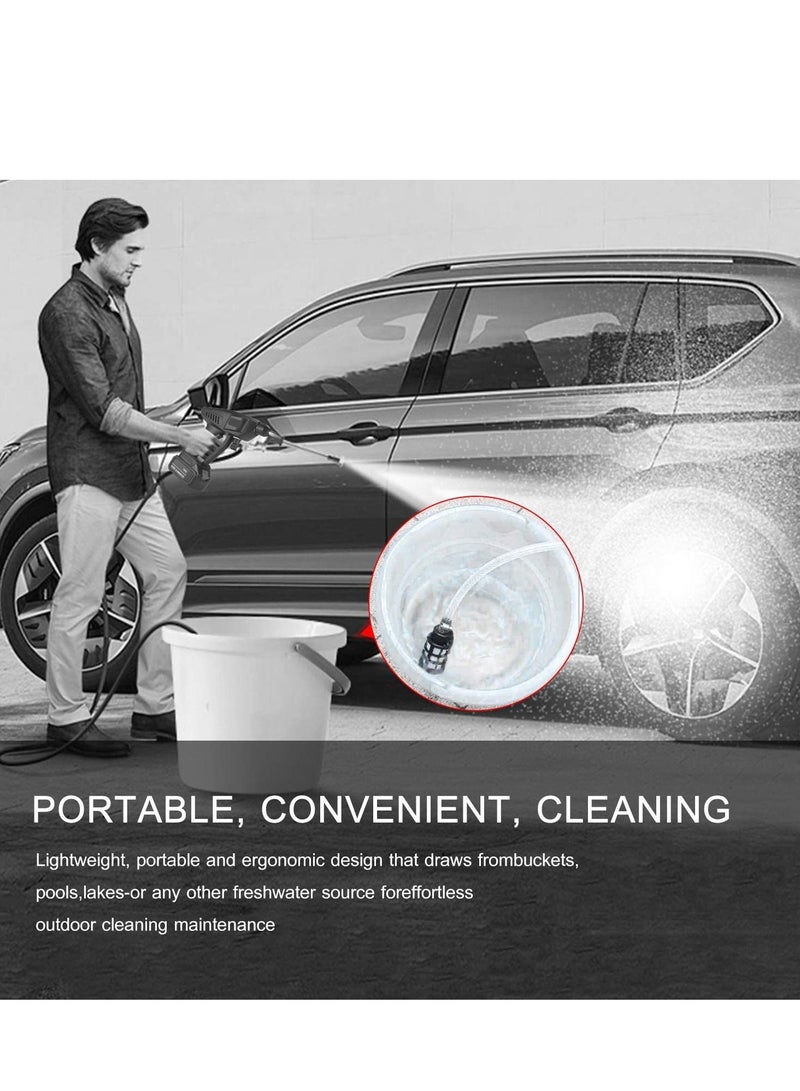 24V Cordless Portable Washer Electric High Pressure Cleaner Machine 200W 30Bar Lithium Handheld Car Cleaning Device With Foam Generator Nozzle Water Pump - Image 2