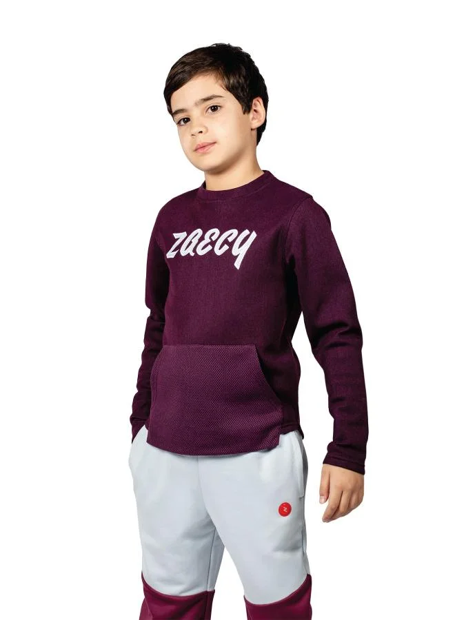 زيسي Boy's Regular-Fit Crew Sweatshirt