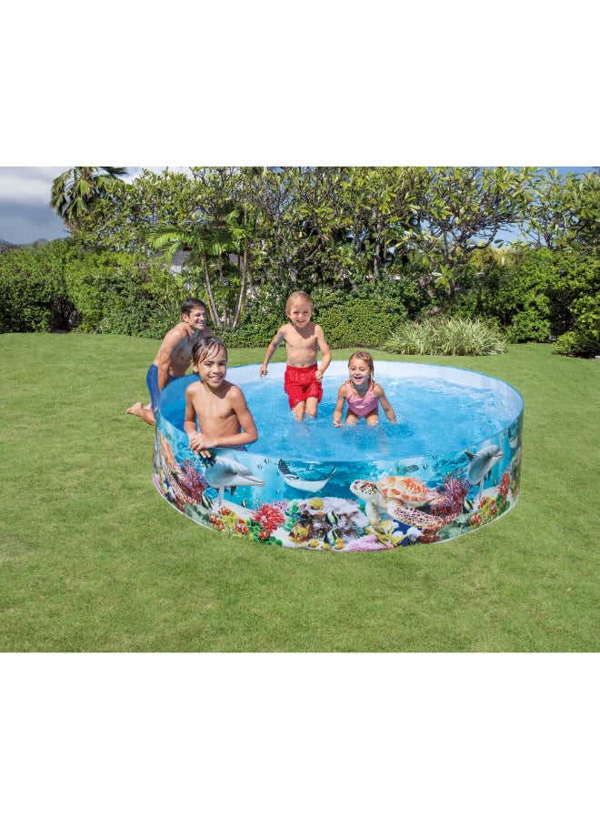 INTEX Snapset Deep Blue Sea Pool - 8' x 18" 244x46cm - Image 4