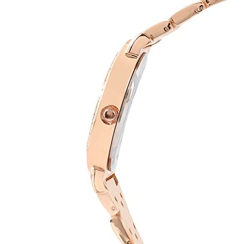 Joker & Witch Women Halo 38mm Black Dial 18mm Rose Gold Metal Alloy Watch - Image 3