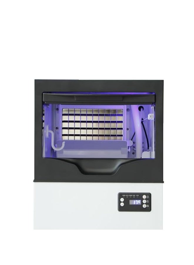 Cool Baby Integrated Ice Maker Machine, 35KGS/24H Stainless Steel Under Counter ice Machine with 10KGS Ice Storage Capacity, Freestanding Ice Maker -Bottled Water or Tap Water - Image 4