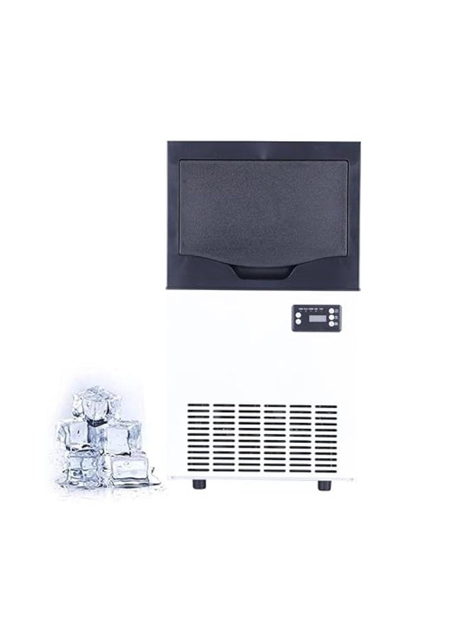 Cool Baby Integrated Ice Maker Machine, 35KGS/24H Stainless Steel Under Counter ice Machine with 10KGS Ice Storage Capacity, Freestanding Ice Maker -Bottled Water or Tap Water - Image 5