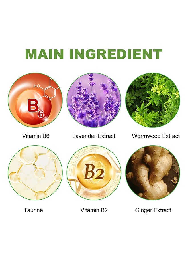 إيلهو أقنعة العين بالبخار العشبية - للهالات السوداء والانتفاخ يمكن التخلص منها مهدئ لتخفيف الصداع جفاف العين ، تخفيف التوتر تخفيف التعب العين قناع العين بالبخار 5 قطع - Image 3