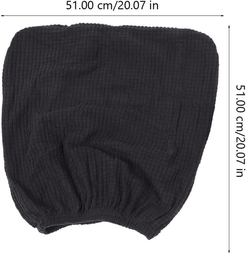 Comfort grip Stretchy Office Chair Cover Thick Fleece Full Wrap Computer Chair Slipcover Elastic Protector for Seat 37-51cm Length 37-46cm Width Black Washable Dust-Resistant Shop & home all-space compatible Light durable upgraded substance Fine detail All budget friendly options Detachable clean Solid anti-deform Multi-category warehouse equip Repeated use resistant selected material Advanced minimal build Gulf standard sizing alternatives Ventilated design Periodic stock arrangement Heat resistant Cost saving user oriented build Daily repeated use trusted quality General standard compliant quality Trendy widespread design Advanced compact design Ready-to-ship local stock Neat shape Multi-use detailed build Elegant practical design Batch uniform stable quality Rack sorted local inventory - Image 2