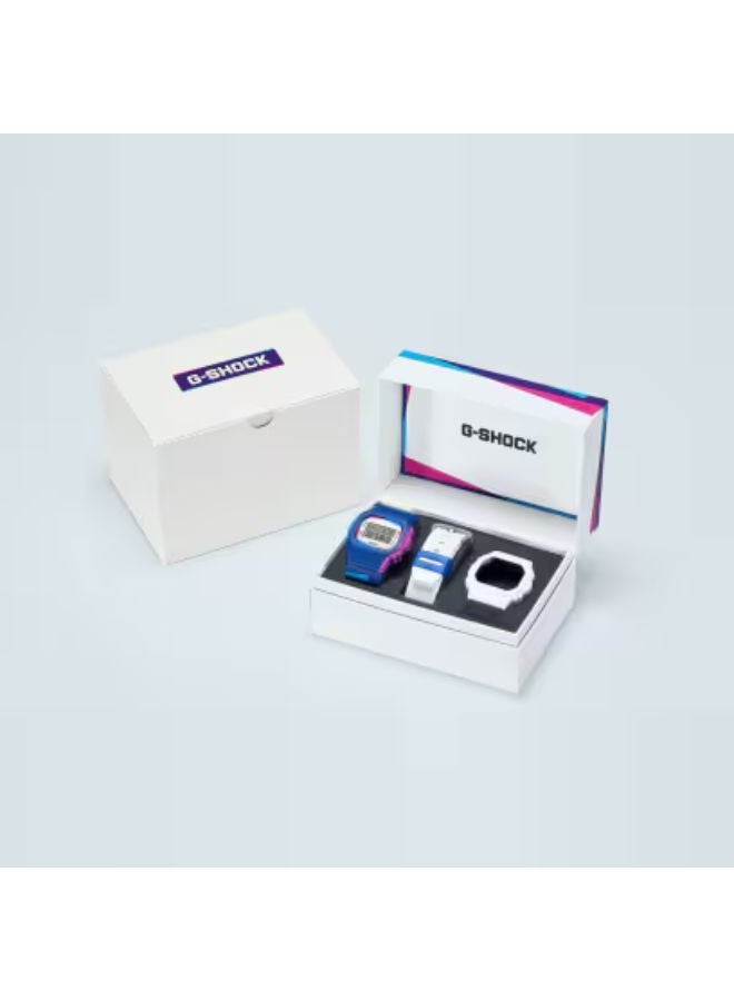 CASIO G_Shock Resin Digital Wrist Watch DWE-5600PR-2DR With 1 Replaceable Bands - Image 1
