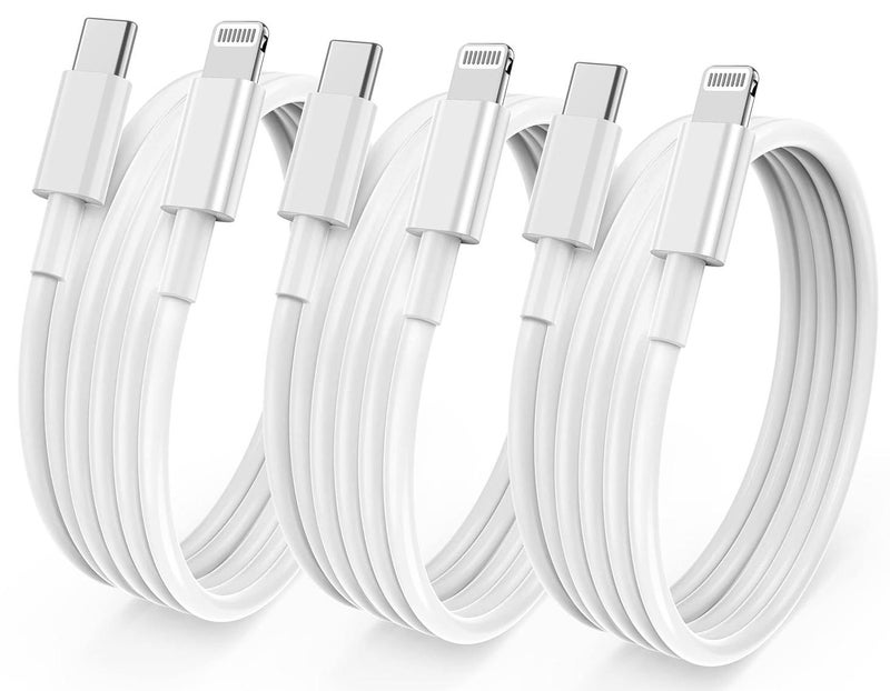 Apple Certified 1 Meter Fast Charging Cable for iPhone, Lightning Cable with USB Type C Port Supports Fast Charging Cord for Apple iPhone 14 Pro 14/13 Pro/12 Pro Max/12 Mini/11 Pro/XS/XR/iPad, from 3 - Image 1