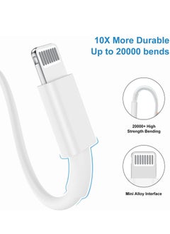Generic Apple Certified 1 Meter Fast Charging Cable for iPhone, Lightning Cable with USB Type C Port Supports Fast Charging Cord for Apple iPhone 14 Pro 14/13 Pro/12 Pro Max/12 Mini/11 Pro/XS/XR/iPad, from 3  - Image 3