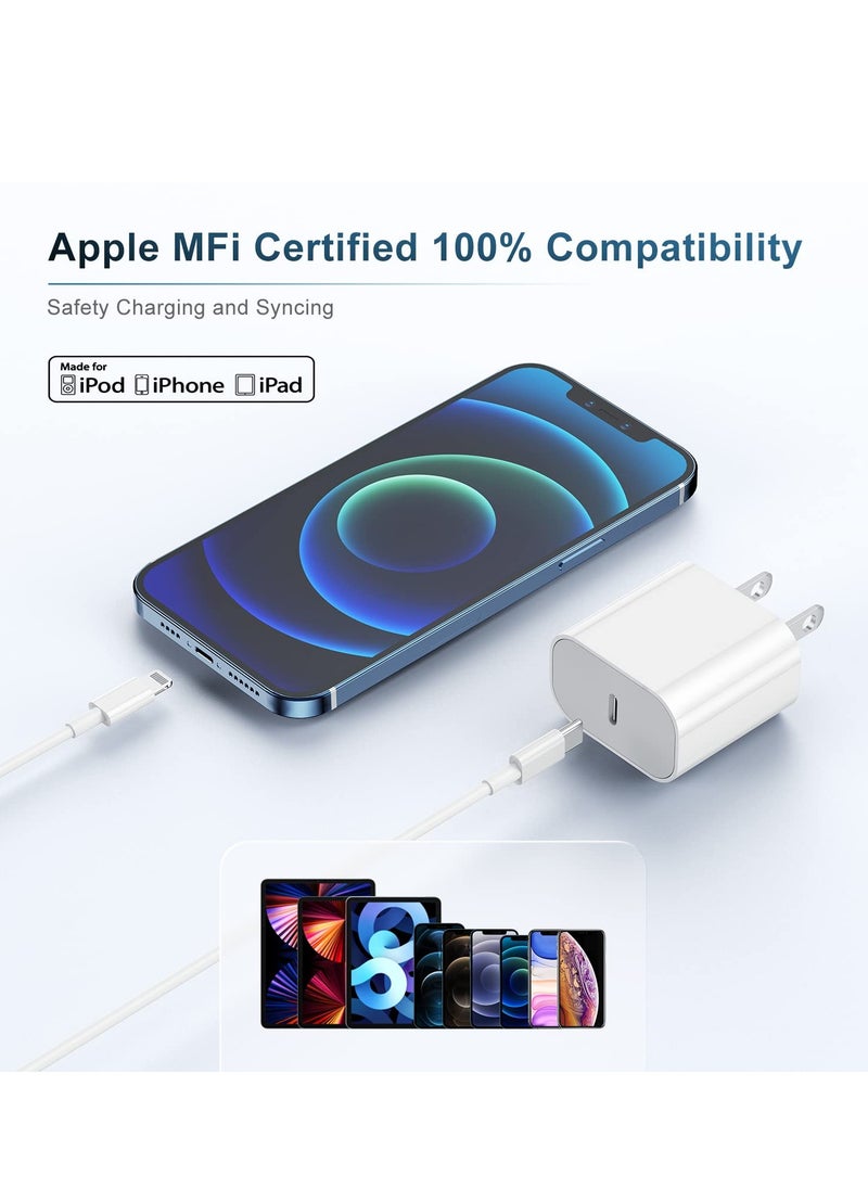 Generic - Apple Certified 1 Meter Fast Charging Cable for iPhone, Lightning Cable with USB Type C Port Supports Fast Charging Cord for Apple iPhone 14 Pro 14/13 Pro/12 Pro Max/12 Mini/11 Pro/XS/XR/iPad, from 3 - Image 1