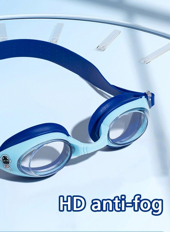 joybuy Kids Swim Goggles with Swimming Cap for Boys Girls Age 3-14 HD Swimming Goggle No Leaking and UV Protection, Cartoon Waterproof Bathing Caps - Image 3