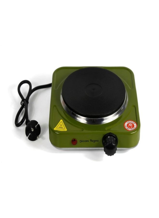 Dessini Regina - Electric Furnace Hot Plate 1500W Cooktop Single Electric Burner Portable Hot Plate Travel Cook Stove Counter top - Image 1