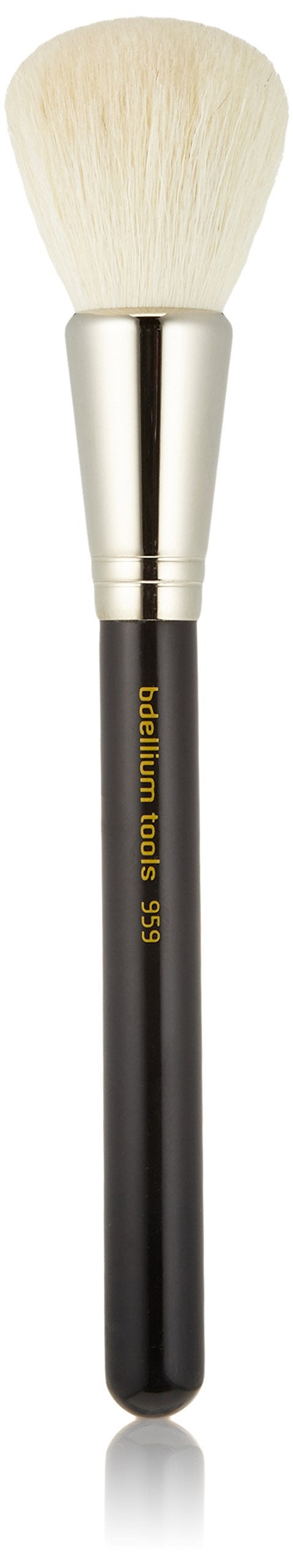 Bdellium Tools Professional Makeup Brush  Maestro Series 959 Powder Blending  With Soft Synthetic Fibers For Powder Blending Black 1pc
