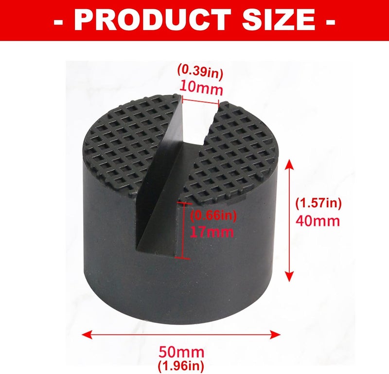 ordinarYone Premium Rubber Jacking Pad Block for Vehicle Lifting Protects Car from Scratches During Maintenance with High Durability - Image 4