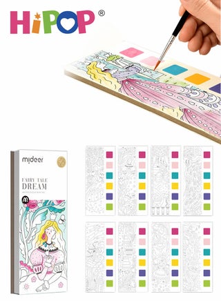 مجموعة الرسم الفني للأطفال ، تأتي مع كتل ملونة ، ويمكن استخدامها بعد الغمس في الماء ، وكتاب صور تلوين بالألوان المائية للأطفال - pzsku/Z4CBA049B929242286A54Z/45/1746438381/6ace4b66-ae17-4cc3-ad9a-8f13d17b8978