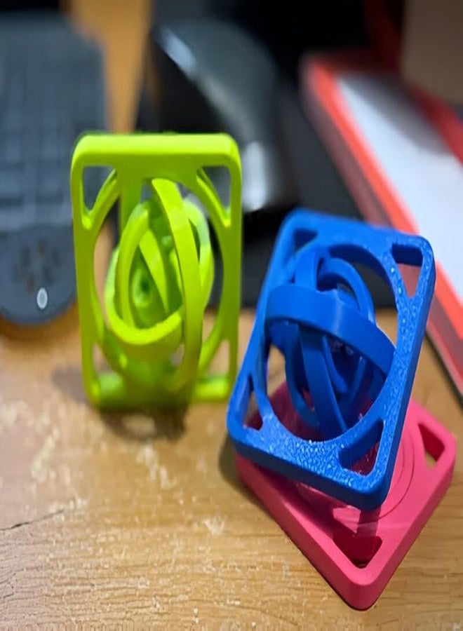 Beoals Infinity Gyro Spinning Plastic Circle,Multicolor, 3D Gimbal Structure,Figure Toy - Image 2