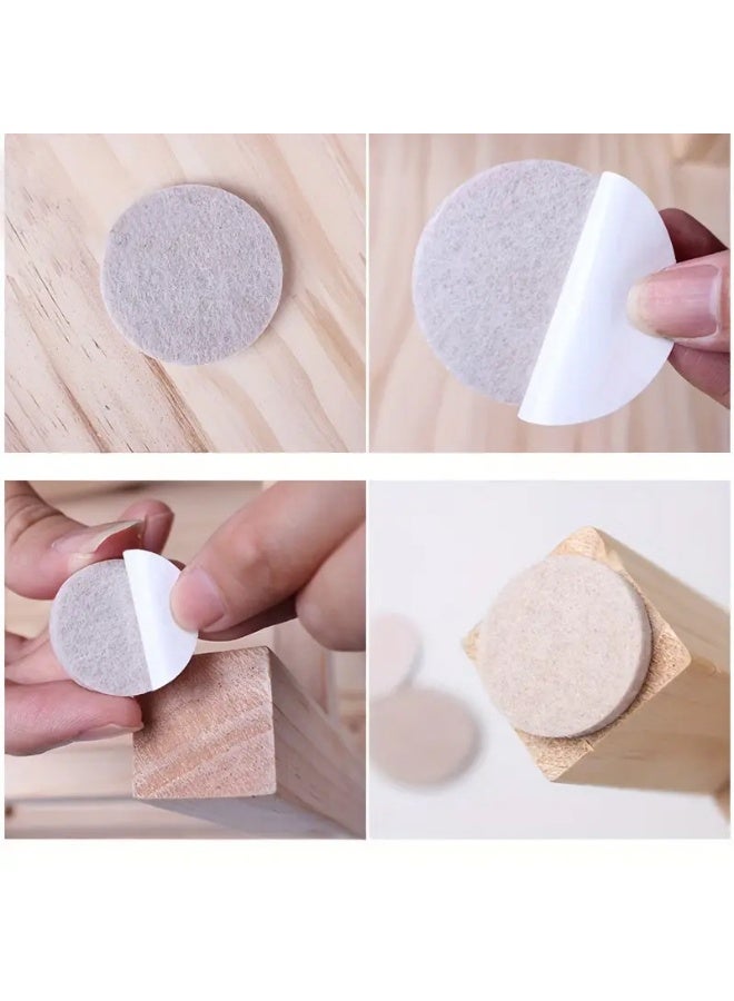 Beige Furniture Anti Slip Pads, 8 Pieces Set, Self Adhesive Chair Table Floor Protector Pads - Image 5