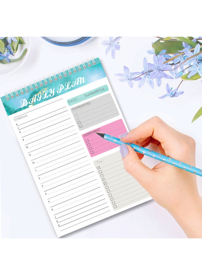 Fine Art English Day Plan Notes Dayly Planer Tearable Schedule Travel Message Record - Image 3