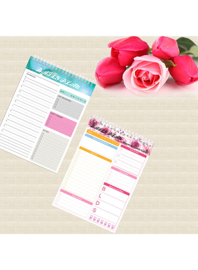 Fine Art English Day Plan Notes Dayly Planer Tearable Schedule Travel Message Record - Image 4