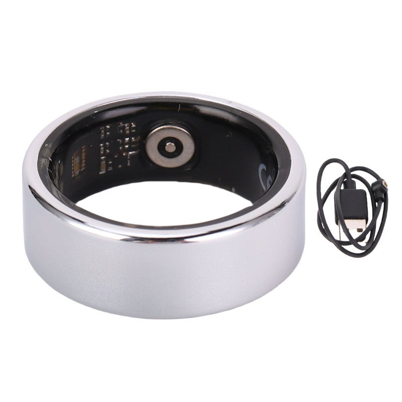 Smart Ring: Size 12 (ID 21.4mm / 0.84in C 67.2mm / 2.65in) Ultra Thin Ergonomic Design - IP68 Waterproof Health Tracker with Gesture Control for Gym, Sleep and Fitness Lovers - Image 1