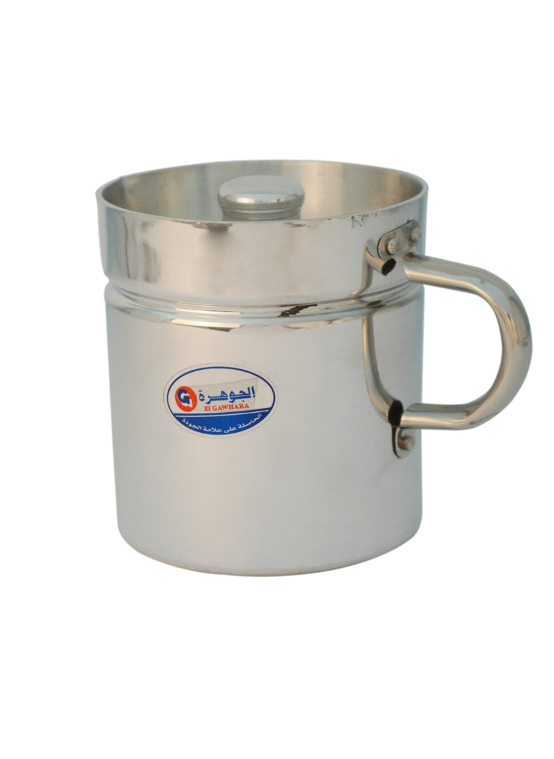 El Gawhara Milk pot  16 stainless handle Aluminum  El Gawhara 