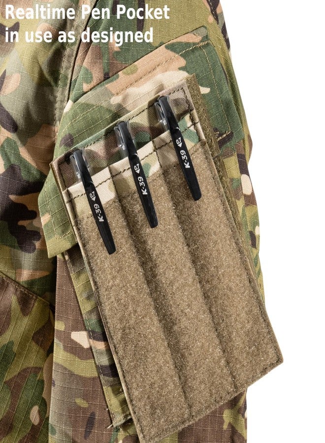 VEPKOIT Tactical Pen Holder, Patch Holder for Army and Air Force OCP Uniforms, OCP Hook and Loop Pencil Holder, Army OCP Uniform Pocket Accessories Pen Pocket Protector - Military Pocket Pen Holder Pouch (1) - Image 4