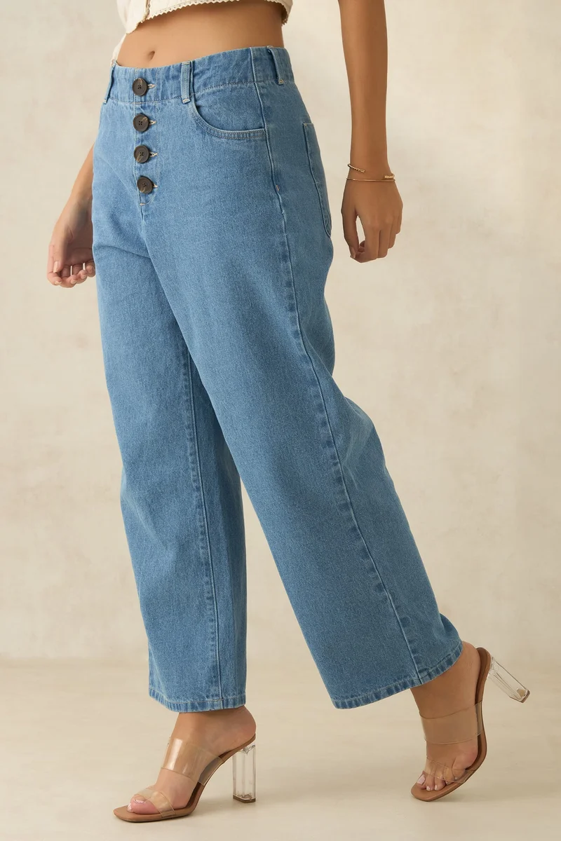 Virgio Virgio Isa Blue High Waist Jeans