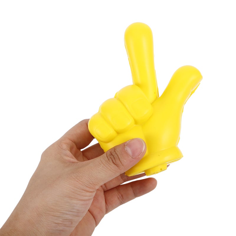 Finger Antenna Topper Yellow Car Antenna Topper Exterior Decoration Fun Stylish Automotive Antenna Ornament For Car Roof - Image 3