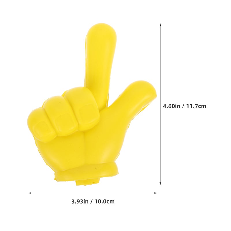 Finger Antenna Topper Yellow Car Antenna Topper Exterior Decoration Fun Stylish Automotive Antenna Ornament For Car Roof - Image 4
