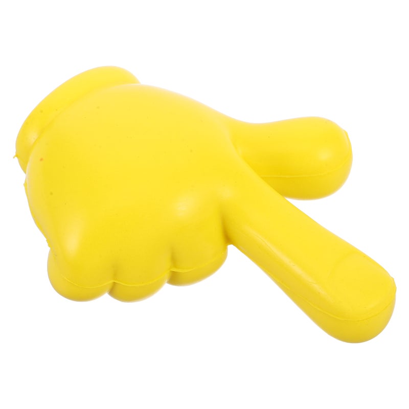 Finger Antenna Topper Yellow Car Antenna Topper Exterior Decoration Fun Stylish Automotive Antenna Ornament For Car Roof - Image 1