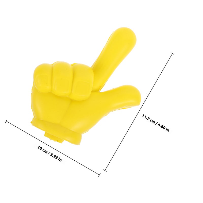 Finger Antenna Topper Yellow Car Antenna Topper Exterior Decoration Fun Stylish Automotive Antenna Ornament For Car Roof - Image 2