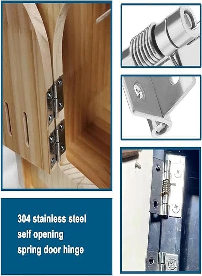 JAMBUVANTI Spring Hinge Durable Accessories Multi-Functional Automatic Self-Closing Door Home Inventory DIY Hardware Manufacturing Hinges - Image 4