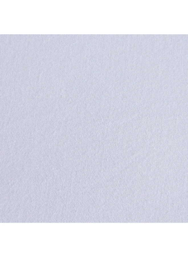 هوم بوكس شرشف سرير قطني أساسي مقاس كوين 150 × 200 × 36 سم