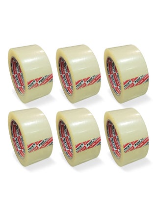 Dura Brand Transparent Clear Packing Tape – 48mm x 50 Yards | Strong Adhesive Heavy-Duty Carton Sealing Tape for Moving, Shipping & Storage - view 5