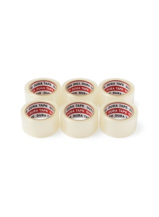 Dura Brand Transparent Clear Packing Tape – 48mm x 50 Yards | Strong Adhesive Heavy-Duty Carton Sealing Tape for Moving, Shipping & Storage - view 4