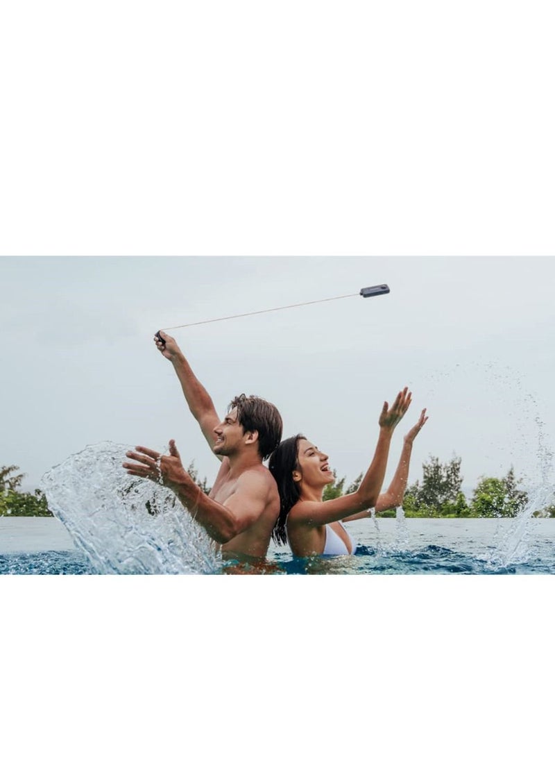 Insta360 - Insta360 Bullet Time Cord For X3 ONE X2 RS (1-Inch 360 Excluded) - 110cm Retractable Cord for Amazing 360 Shots 1/4" Mount - Image 1