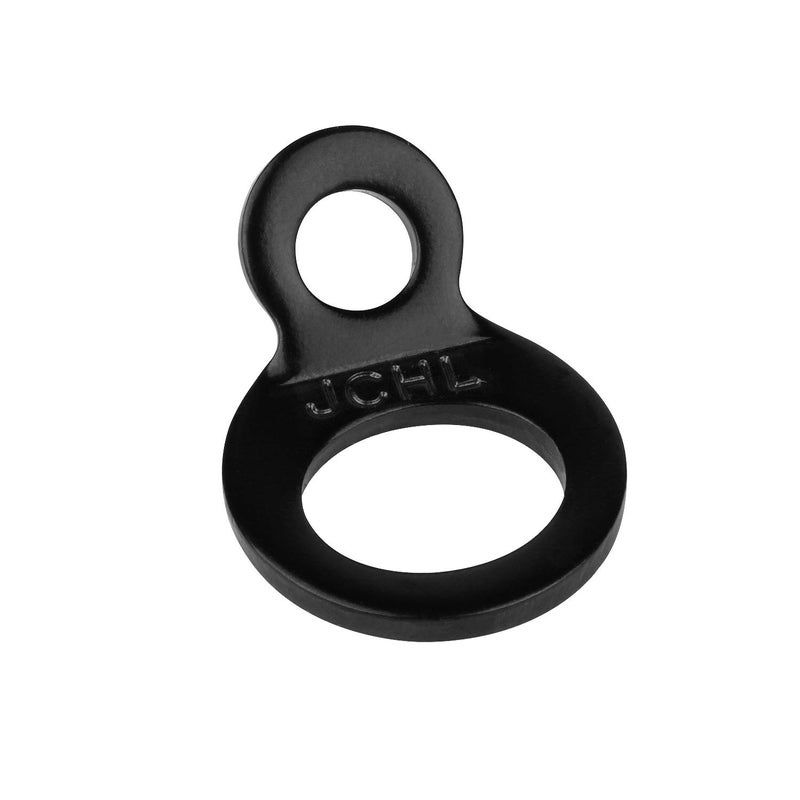 JCHL Tie Down Strap Rings Dirt Bike Stainless Steel Multi-Purpose Tie Down Anchor Strapping Hooks for Mounting in The Garage, Work Shop, Truck, Trailer, Golf Cart, Fence Black (10-Pack) - Image 4