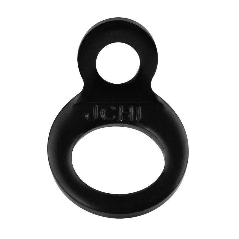 JCHL Tie Down Strap Rings Dirt Bike Stainless Steel Multi-Purpose Tie Down Anchor Strapping Hooks for Mounting in The Garage, Work Shop, Truck, Trailer, Golf Cart, Fence Black (10-Pack) - Image 3