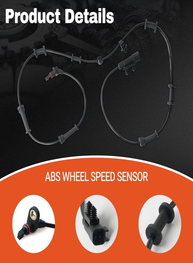 BELKEBIR 4PCS ABS Wheel Speed Sensor Front & Rear, Left & Right Compatible with 2007-2011 Jeep Wrangler 3.8L, 2012-2017 Jeep Wrangler 3.6L Replace 68003281AA, 68003281AB, 52125003AD, 52125003AB, 52125003AC - Image 5