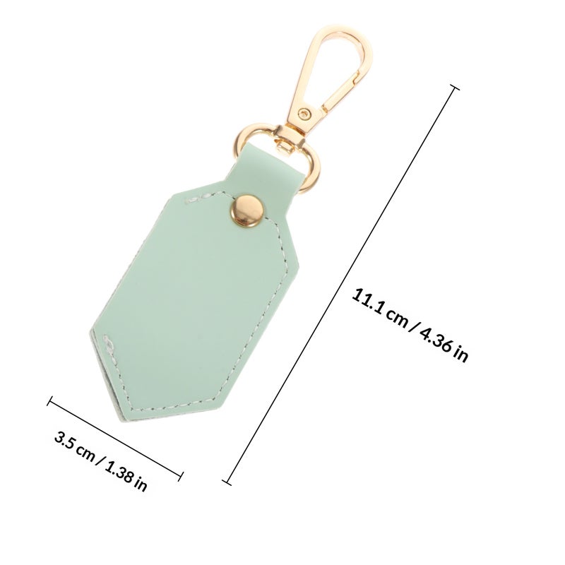 Photo Sticker Keychain Leather Car Key Pendant DIY Photo Keychain key - Image 2