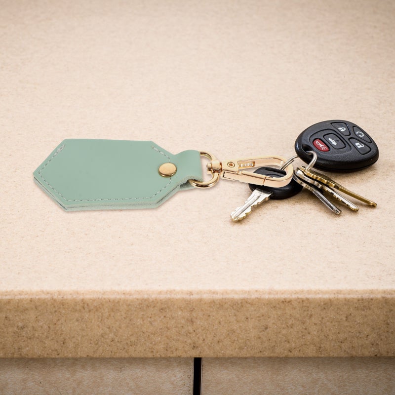 Photo Sticker Keychain Leather Car Key Pendant DIY Photo Keychain key - Image 3