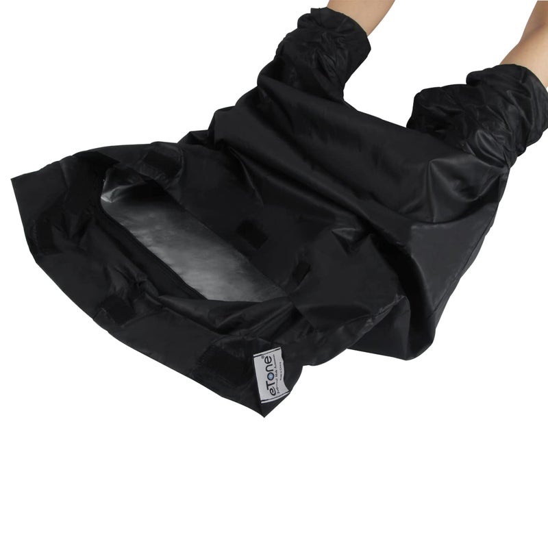 eTone Darkroom Equipment Oversize Film Changing Bag Camera Dedicated Film Developing Darkroom Zipper Bag Double Layer Load Photography 27.3X28.26'' Photography Accessories (L) - Image 2