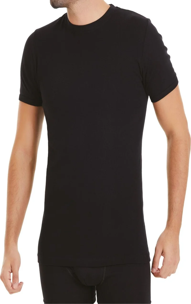 Yıldız Star Men's Doctor Collar Rib Undershirt - 3 Pieces
