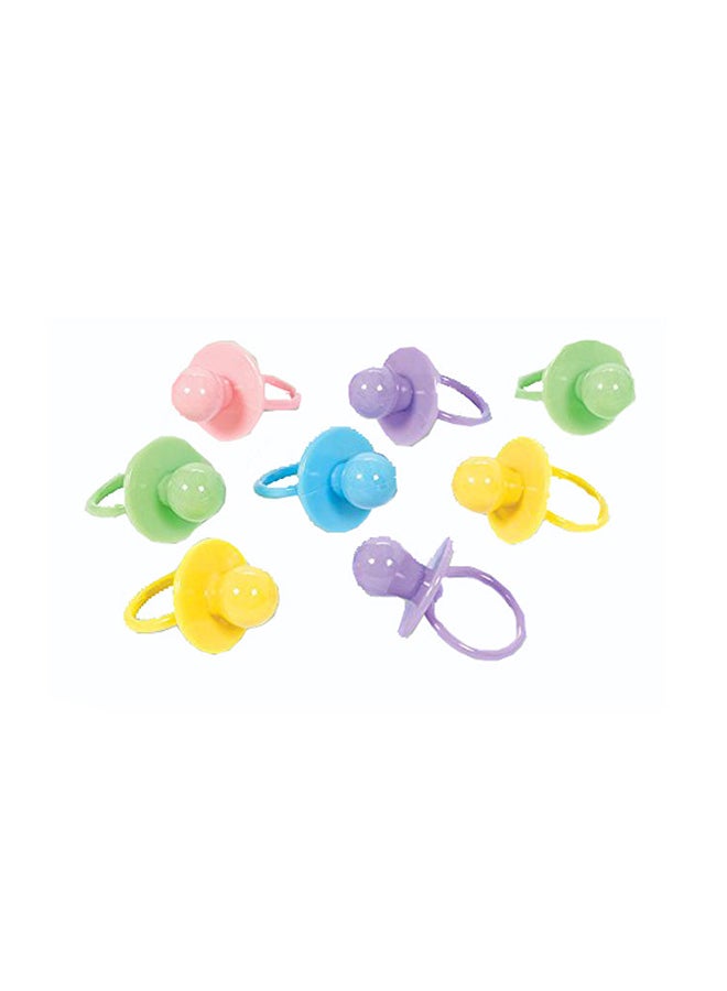 Amscan Baby Shower Large Neutral Pacifier Favors 8pcs
