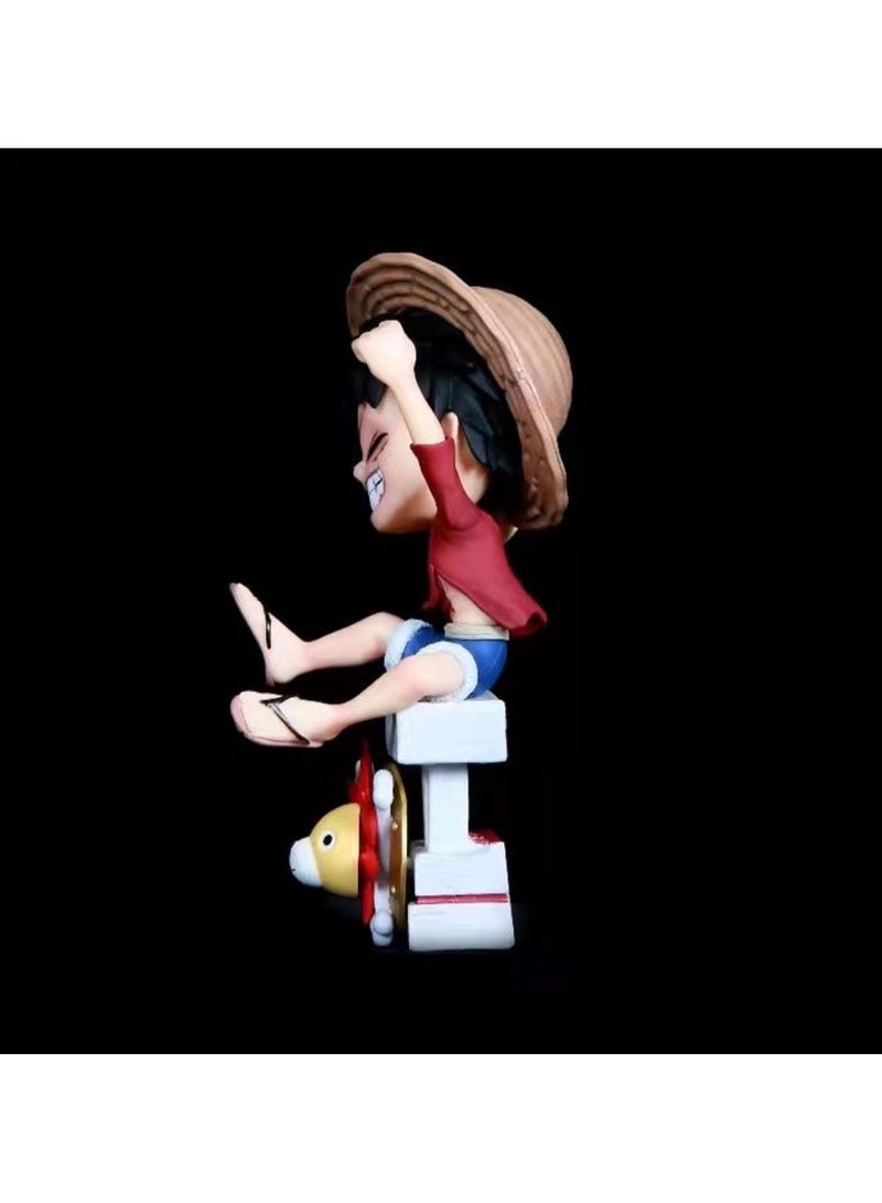 General One Piece Straw Hat Pirates Luffy figure ornaments are beautifully restored to the car room decoration ornaments  - Image 2
