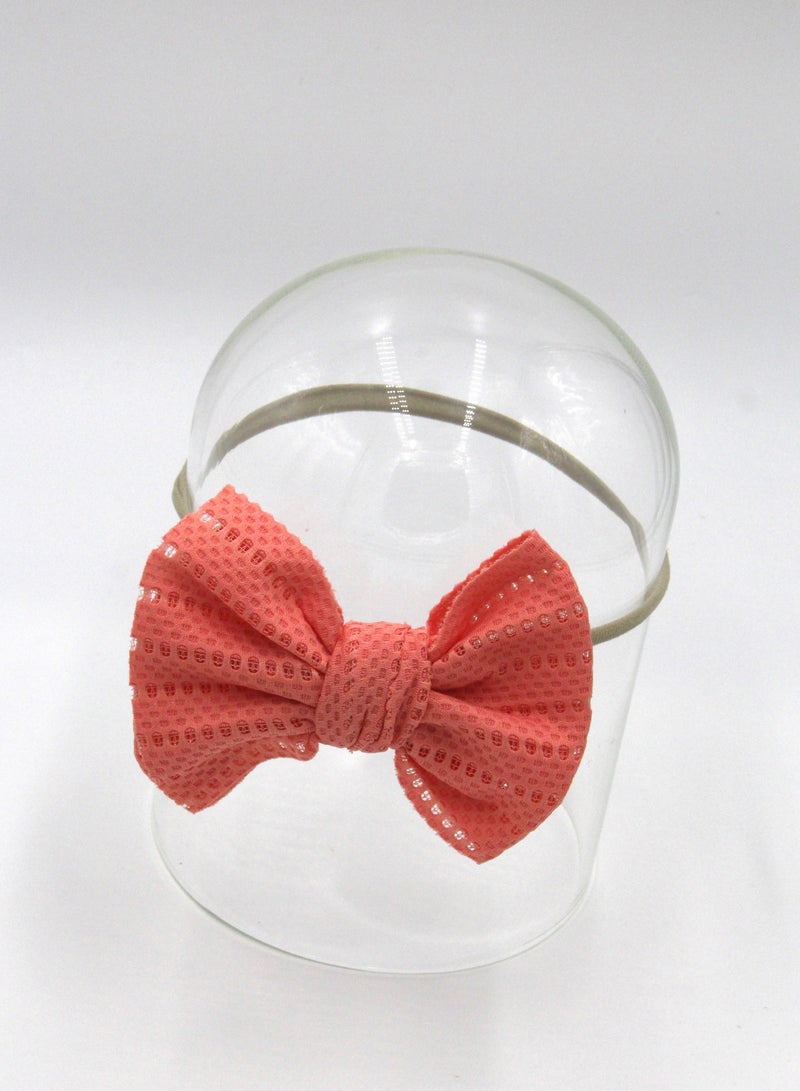 D'Daniela Zairah Glasses and Headband Set  For Babies and Girls - Peach - Image 1