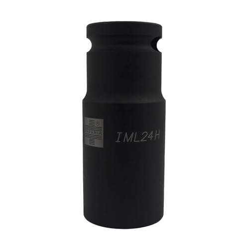 TAPARIA Deep Impact Socket IML 24H, 1/2" (12.7mm) Square drive size, Chrome-Molybdenum Steel for durability and long life, 6 Point Impact Socket for Automobile, Industrial, Construction, Professional - Image 1