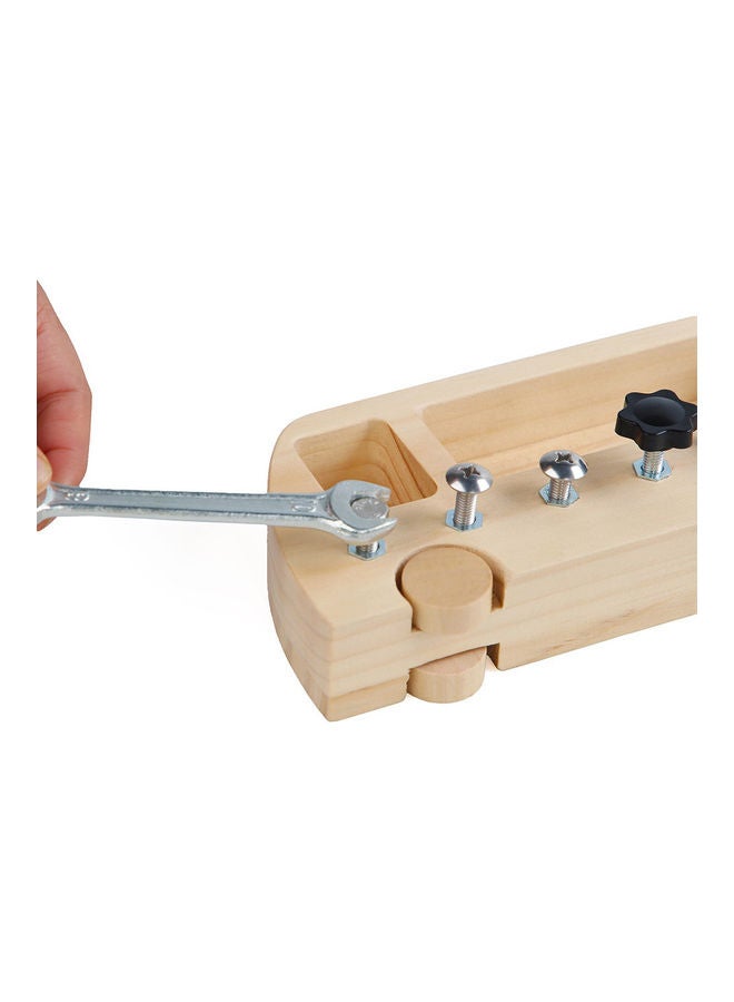 NIBEMINENT Montessori Teaching Aids Busy Bus Children Toys 19x10x3.5cm - Image 3